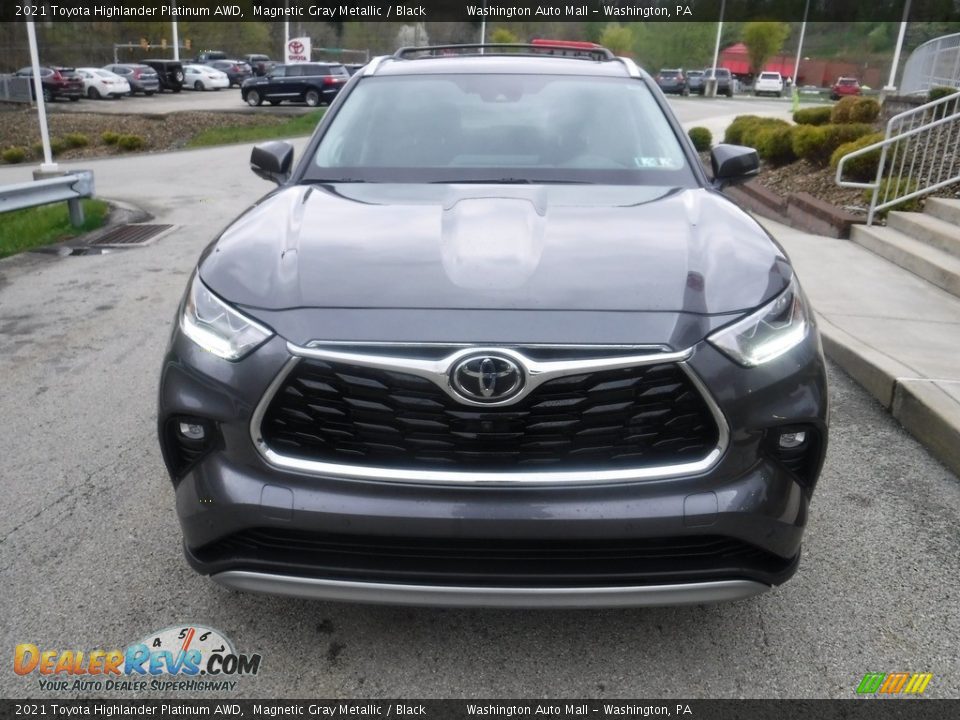 2021 Toyota Highlander Platinum AWD Magnetic Gray Metallic / Black Photo #13