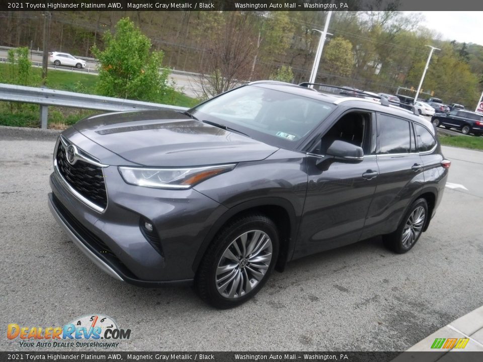 2021 Toyota Highlander Platinum AWD Magnetic Gray Metallic / Black Photo #14