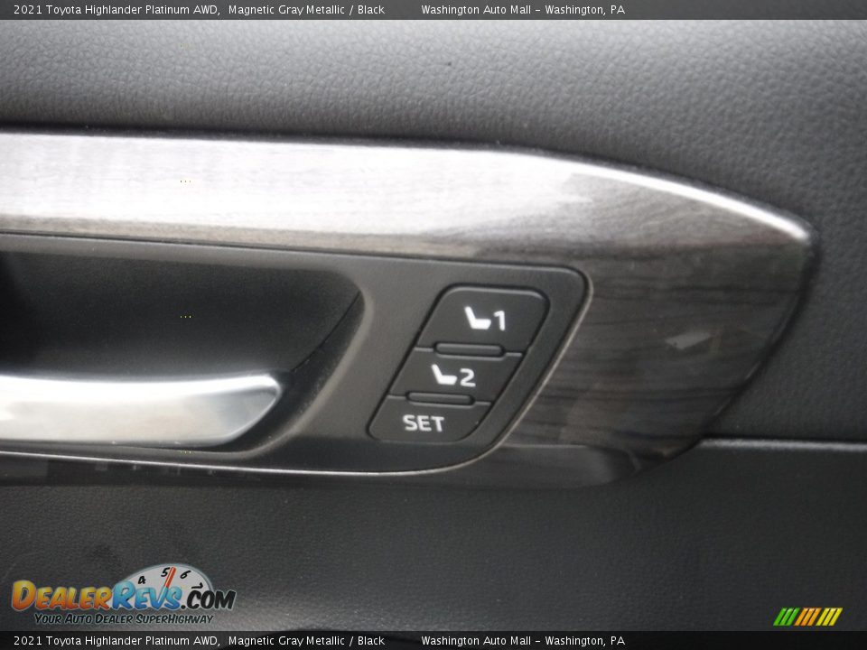 2021 Toyota Highlander Platinum AWD Magnetic Gray Metallic / Black Photo #23