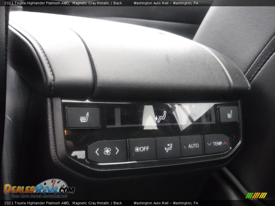 2021 Toyota Highlander Platinum AWD Magnetic Gray Metallic / Black Photo #32