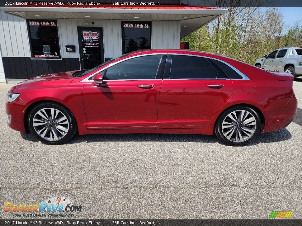 2017 Lincoln MKZ Reserve AWD Ruby Red / Ebony Photo #1