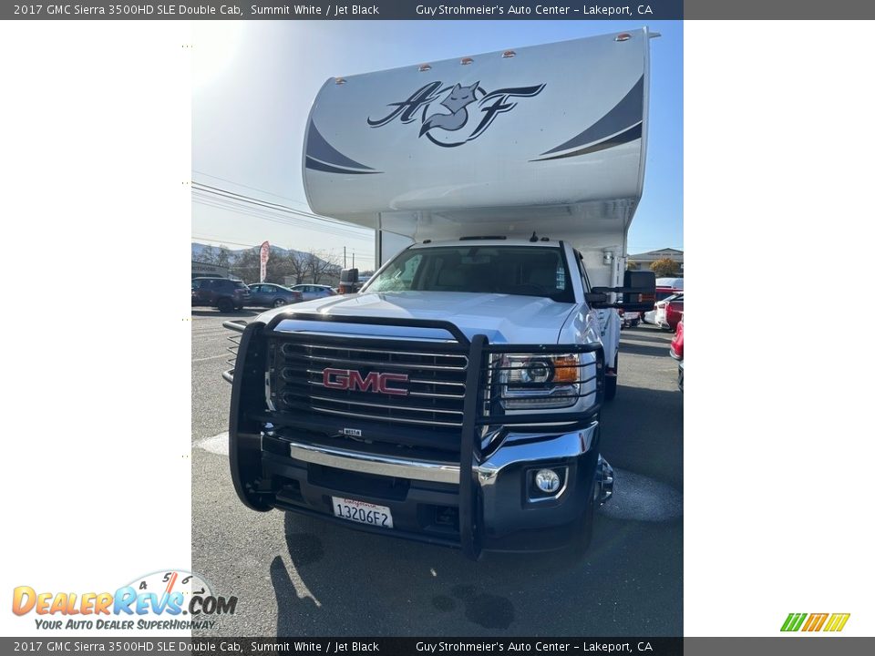 2017 GMC Sierra 3500HD SLE Double Cab Summit White / Jet Black Photo #2