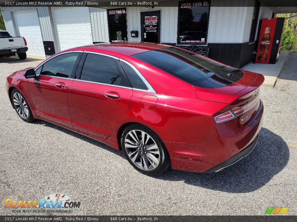 2017 Lincoln MKZ Reserve AWD Ruby Red / Ebony Photo #2