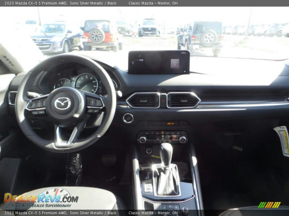 2023 Mazda CX-5 S Premium AWD Sonic Silver Metallic / Black Photo #3