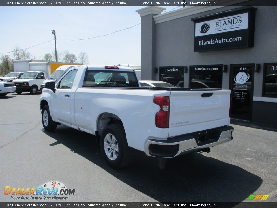 2021 Chevrolet Silverado 1500 WT Regular Cab Summit White / Jet Black Photo #3