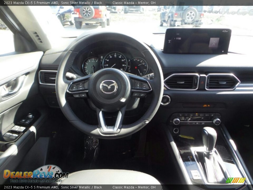 2023 Mazda CX-5 S Premium AWD Sonic Silver Metallic / Black Photo #4