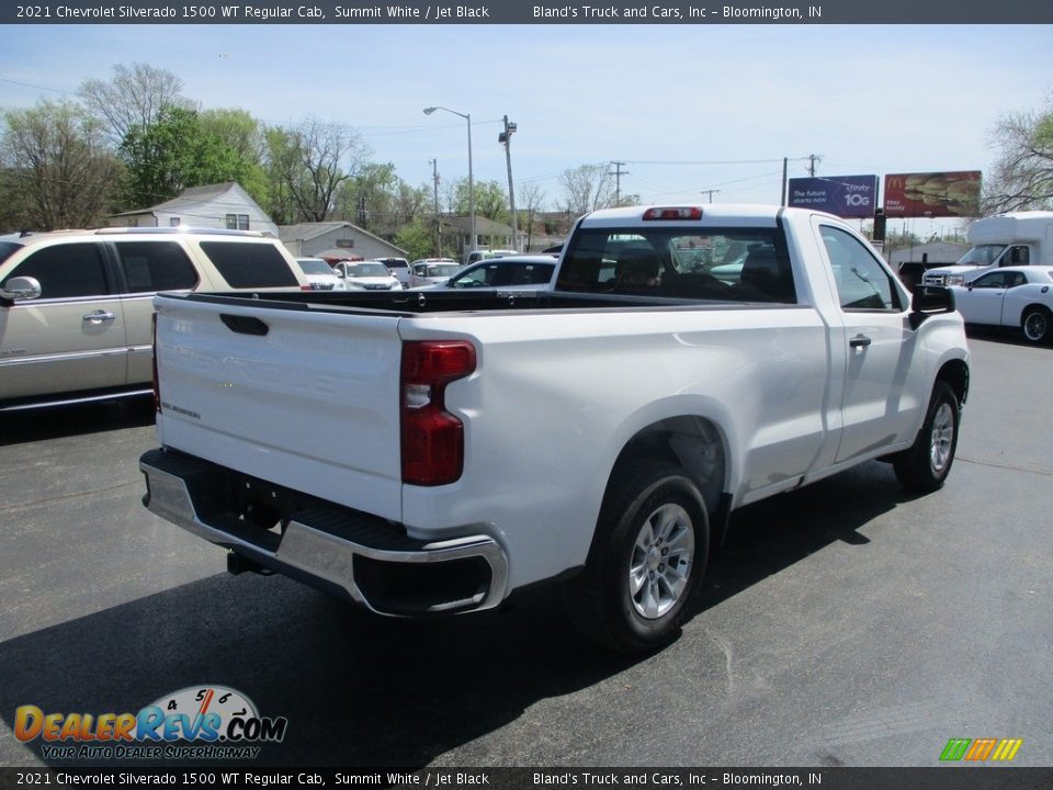 2021 Chevrolet Silverado 1500 WT Regular Cab Summit White / Jet Black Photo #4