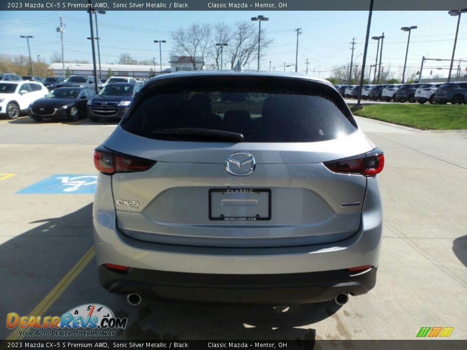 2023 Mazda CX-5 S Premium AWD Sonic Silver Metallic / Black Photo #5
