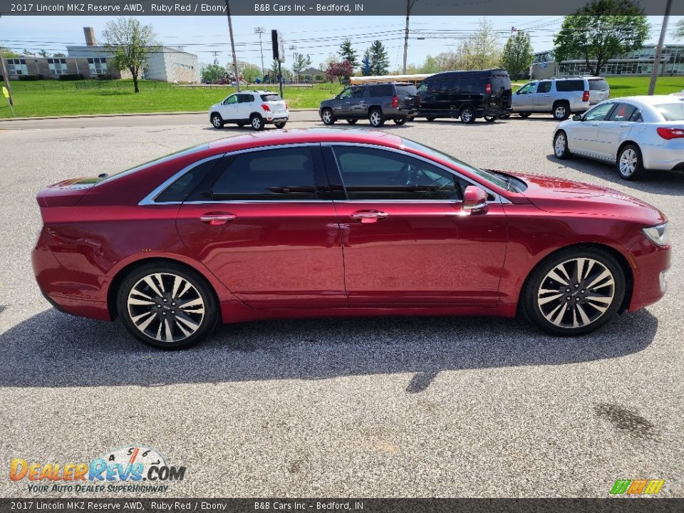 2017 Lincoln MKZ Reserve AWD Ruby Red / Ebony Photo #5