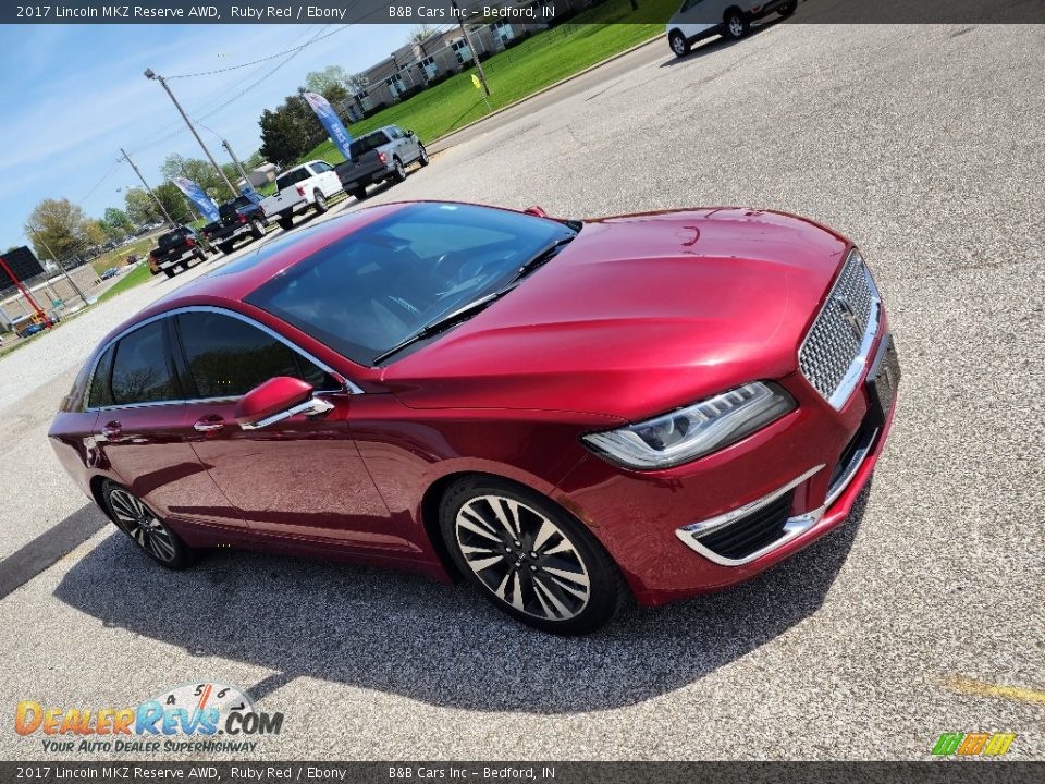 2017 Lincoln MKZ Reserve AWD Ruby Red / Ebony Photo #6