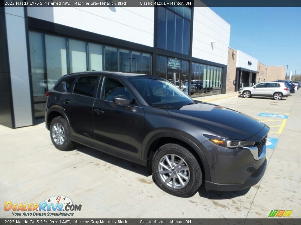 2023 Mazda CX-5 S Preferred AWD Machine Gray Metallic / Black Photo #1
