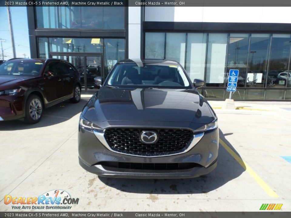 2023 Mazda CX-5 S Preferred AWD Machine Gray Metallic / Black Photo #2