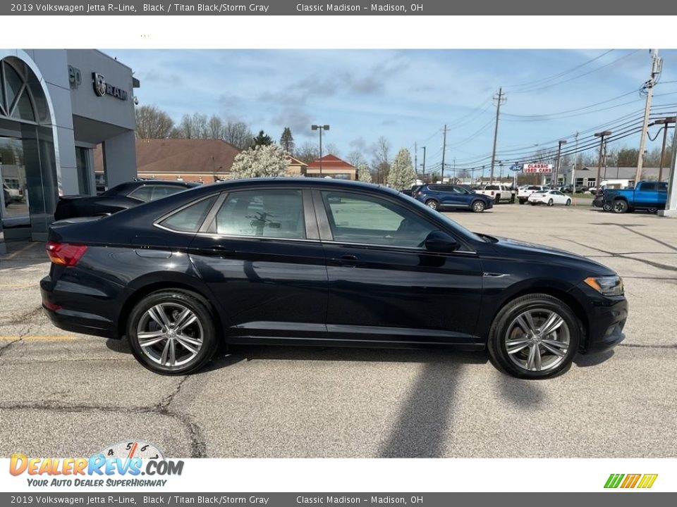 2019 Volkswagen Jetta R-Line Black / Titan Black/Storm Gray Photo #9