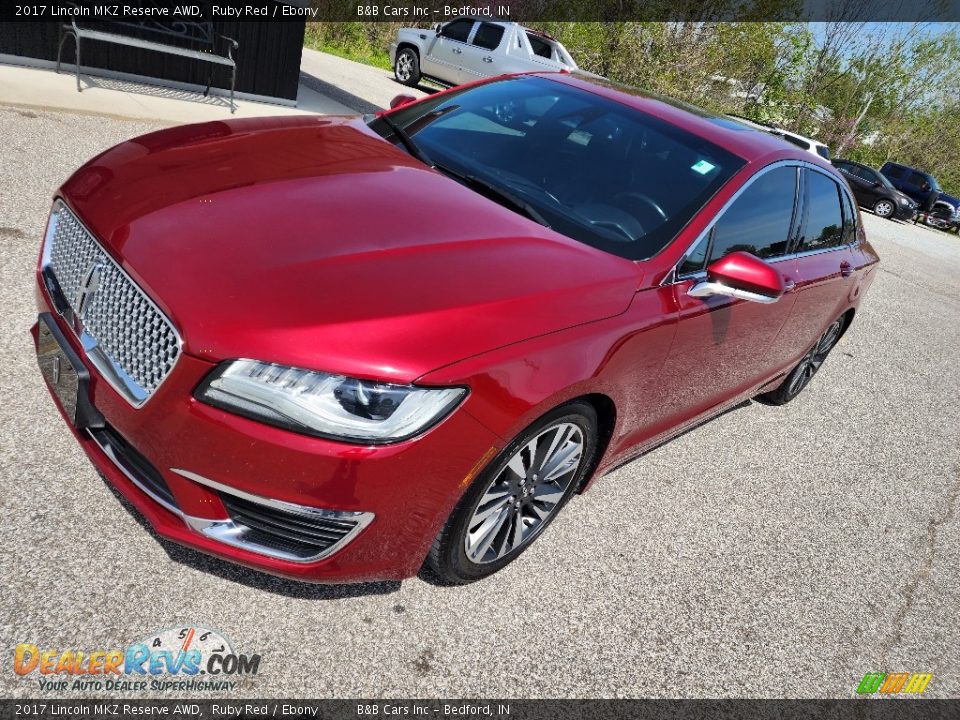 2017 Lincoln MKZ Reserve AWD Ruby Red / Ebony Photo #8