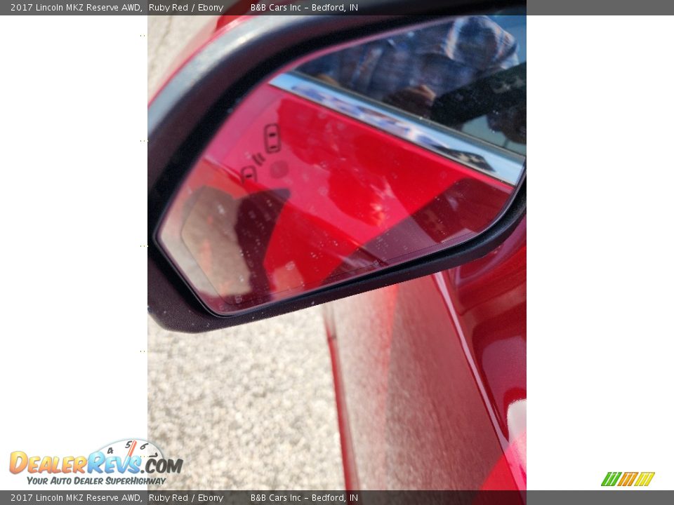 2017 Lincoln MKZ Reserve AWD Ruby Red / Ebony Photo #9