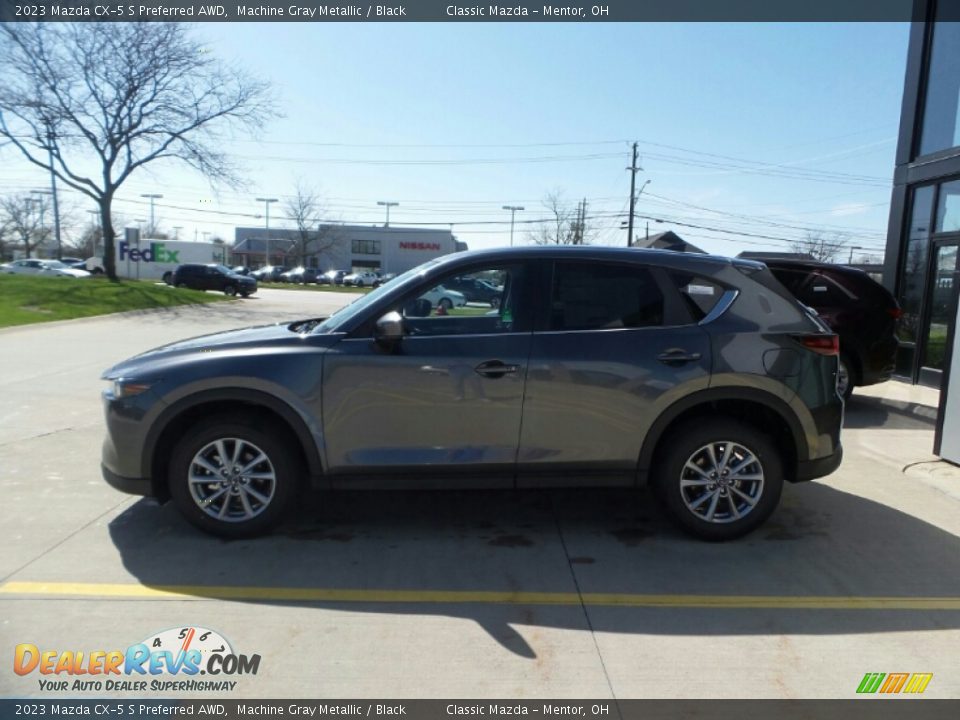 2023 Mazda CX-5 S Preferred AWD Machine Gray Metallic / Black Photo #6