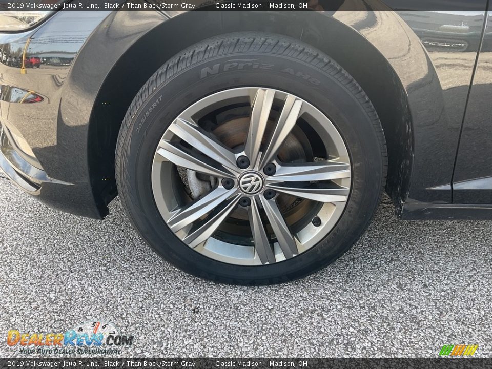 2019 Volkswagen Jetta R-Line Black / Titan Black/Storm Gray Photo #13