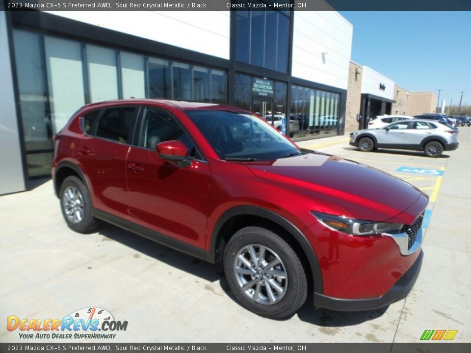 2023 Mazda CX-5 S Preferred AWD Soul Red Crystal Metallic / Black Photo #1