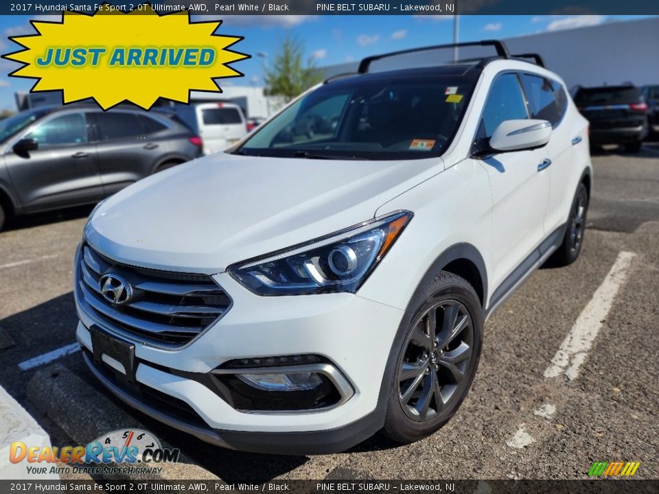 2017 Hyundai Santa Fe Sport 2.0T Ulitimate AWD Pearl White / Black Photo #1