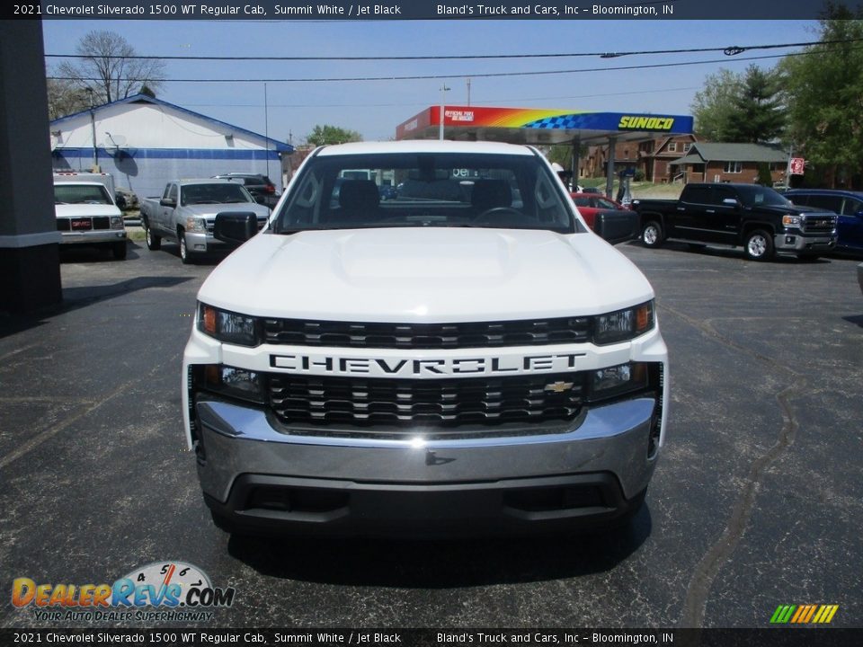 2021 Chevrolet Silverado 1500 WT Regular Cab Summit White / Jet Black Photo #19