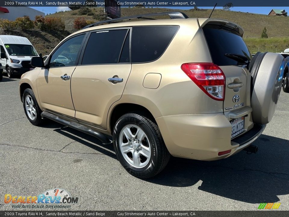 Sandy Beach Metallic 2009 Toyota RAV4 I4 Photo #4