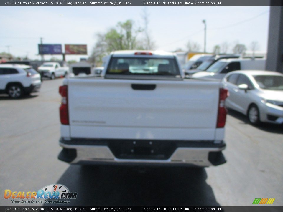2021 Chevrolet Silverado 1500 WT Regular Cab Summit White / Jet Black Photo #20