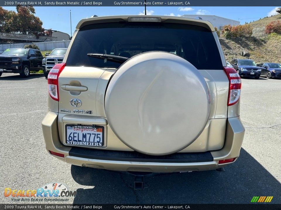 2009 Toyota RAV4 I4 Sandy Beach Metallic / Sand Beige Photo #5