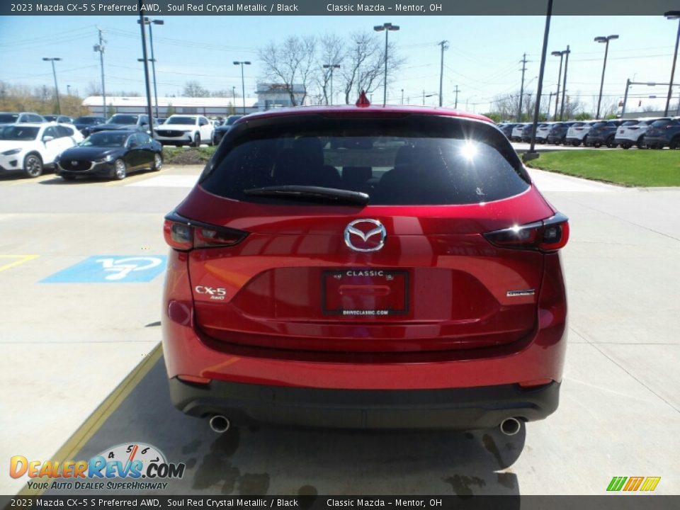 2023 Mazda CX-5 S Preferred AWD Soul Red Crystal Metallic / Black Photo #5