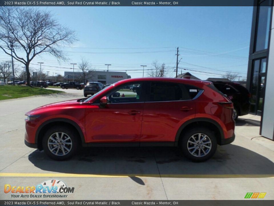 2023 Mazda CX-5 S Preferred AWD Soul Red Crystal Metallic / Black Photo #6