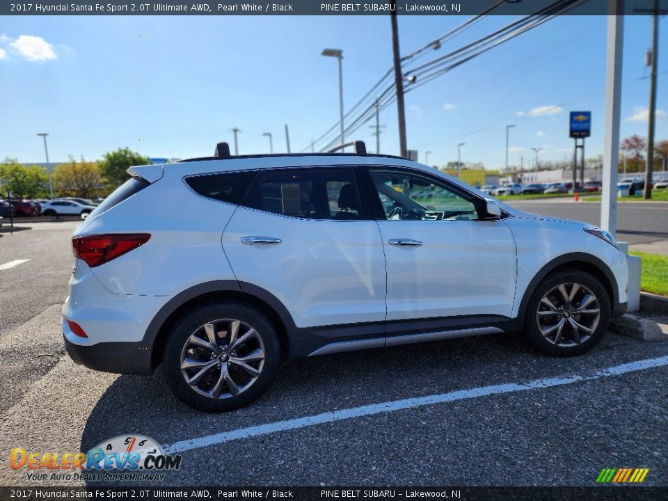 2017 Hyundai Santa Fe Sport 2.0T Ulitimate AWD Pearl White / Black Photo #6