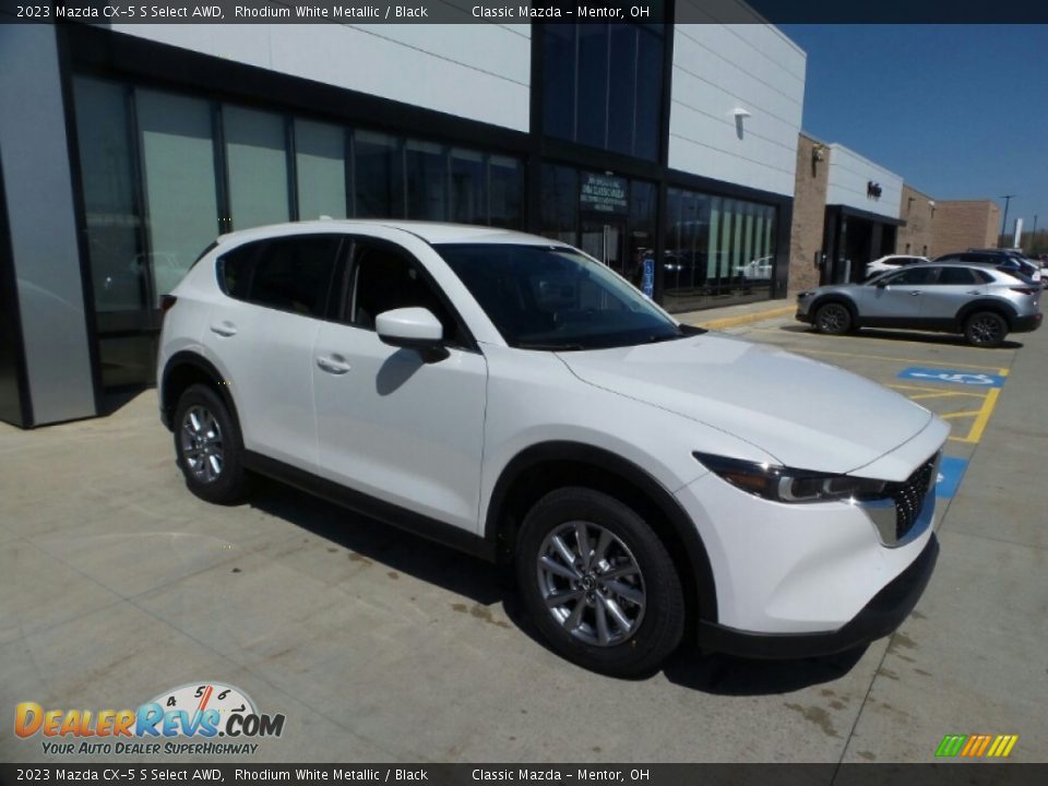 2023 Mazda CX-5 S Select AWD Rhodium White Metallic / Black Photo #1