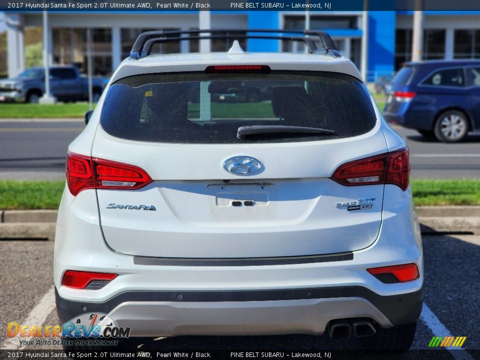 2017 Hyundai Santa Fe Sport 2.0T Ulitimate AWD Pearl White / Black Photo #8