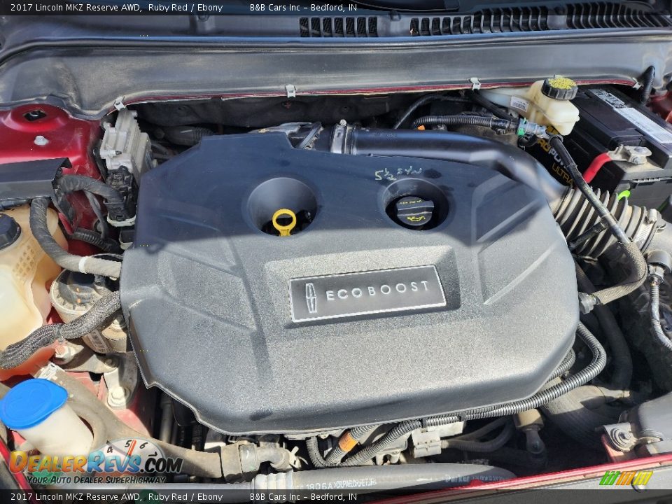 2017 Lincoln MKZ Reserve AWD 2.0 Liter GTDI Turbocharged DOHC 16-Valve Ti-VCT 4 Cylinder Engine Photo #24