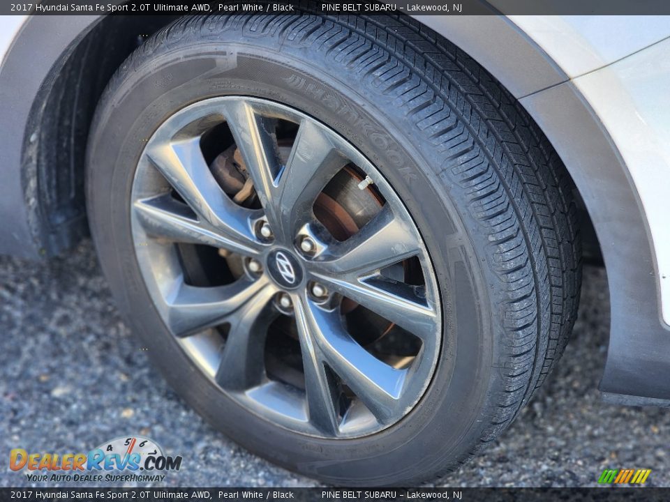 2017 Hyundai Santa Fe Sport 2.0T Ulitimate AWD Pearl White / Black Photo #10