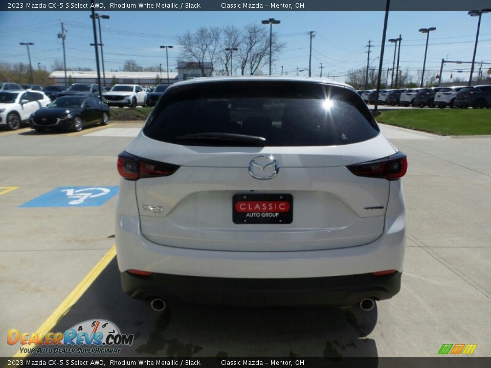 2023 Mazda CX-5 S Select AWD Rhodium White Metallic / Black Photo #5
