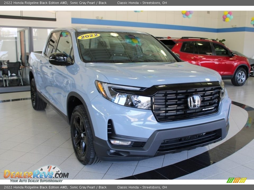 2022 Honda Ridgeline Black Edition AWD Sonic Gray Pearl / Black Photo #4