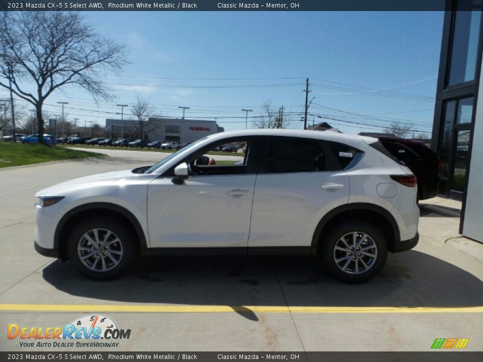 2023 Mazda CX-5 S Select AWD Rhodium White Metallic / Black Photo #6