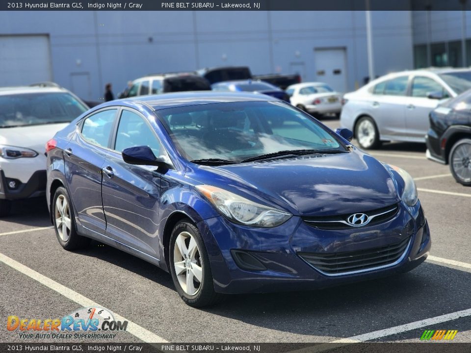 2013 Hyundai Elantra GLS Indigo Night / Gray Photo #3