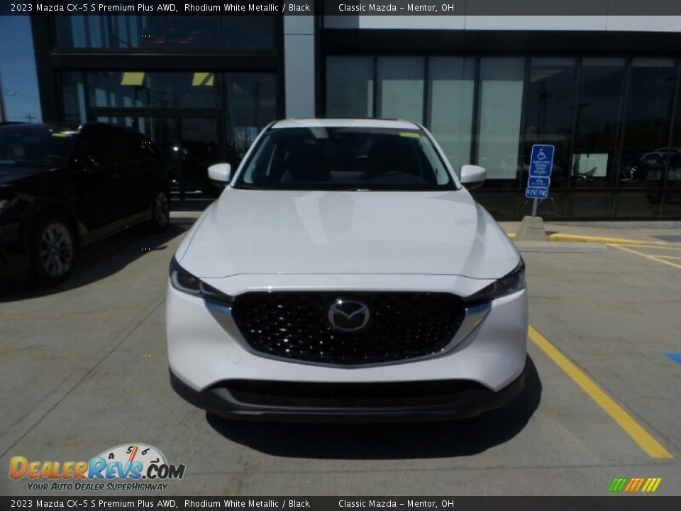 2023 Mazda CX-5 S Premium Plus AWD Rhodium White Metallic / Black Photo #2