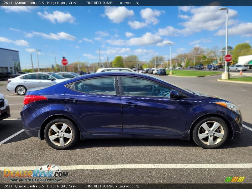 2013 Hyundai Elantra GLS Indigo Night / Gray Photo #4