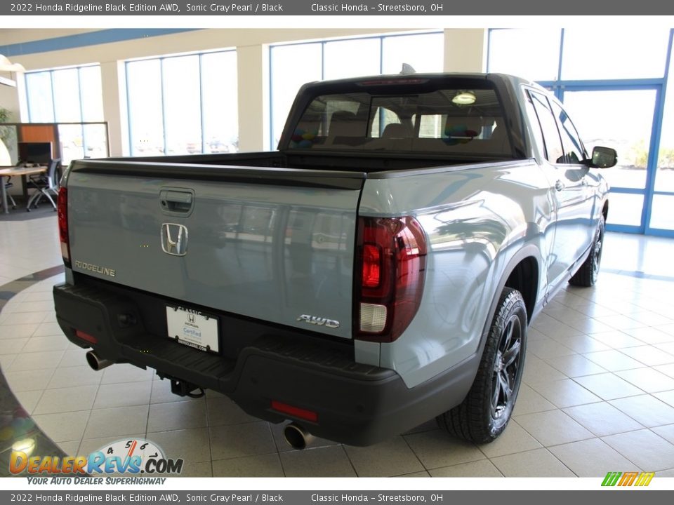 2022 Honda Ridgeline Black Edition AWD Sonic Gray Pearl / Black Photo #8