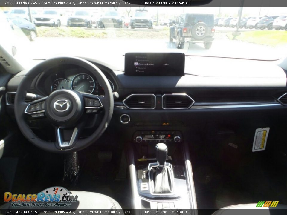 2023 Mazda CX-5 S Premium Plus AWD Rhodium White Metallic / Black Photo #3