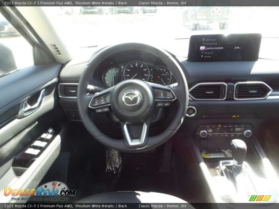 2023 Mazda CX-5 S Premium Plus AWD Rhodium White Metallic / Black Photo #4