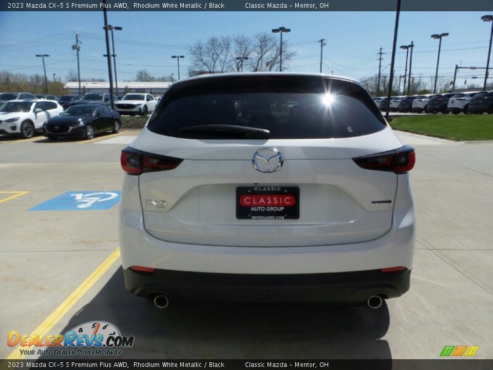 2023 Mazda CX-5 S Premium Plus AWD Rhodium White Metallic / Black Photo #5