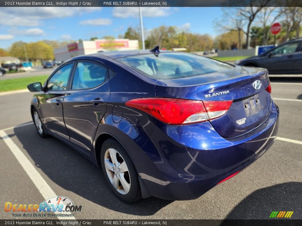 2013 Hyundai Elantra GLS Indigo Night / Gray Photo #7