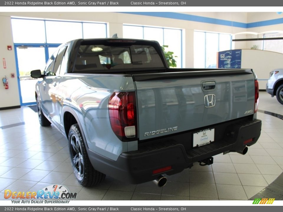 2022 Honda Ridgeline Black Edition AWD Sonic Gray Pearl / Black Photo #11