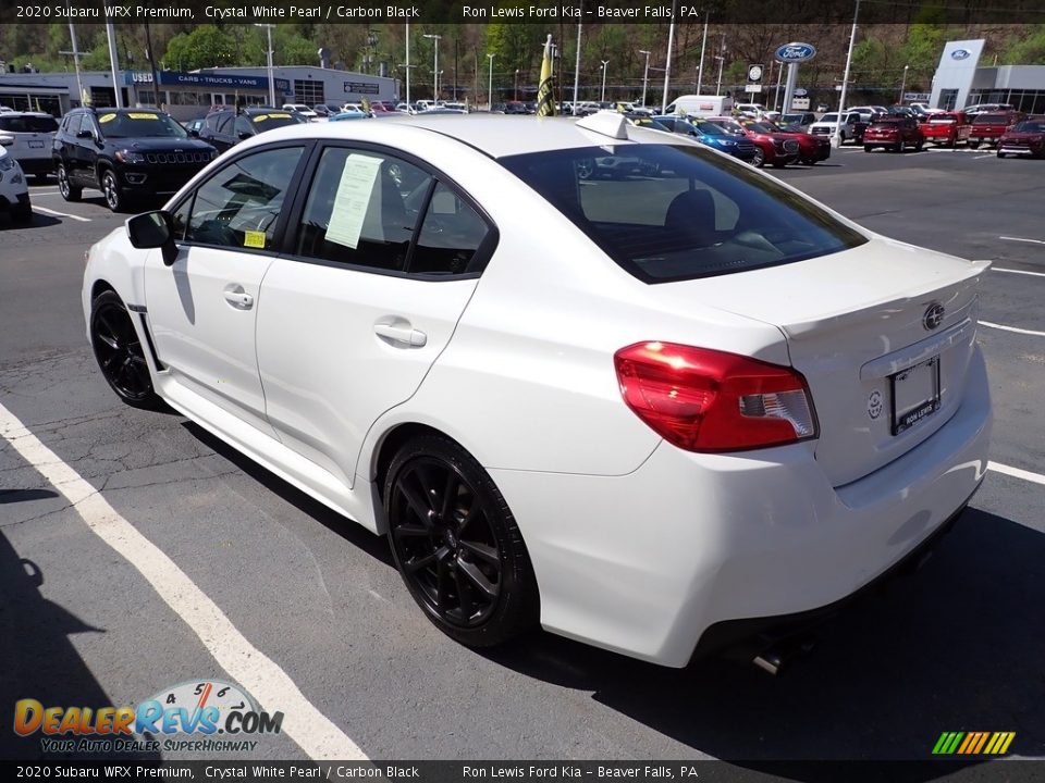 2020 Subaru WRX Premium Crystal White Pearl / Carbon Black Photo #5