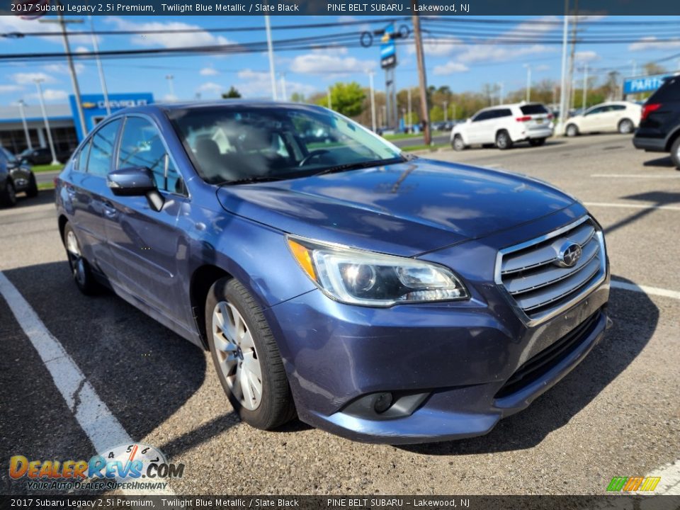 2017 Subaru Legacy 2.5i Premium Twilight Blue Metallic / Slate Black Photo #2