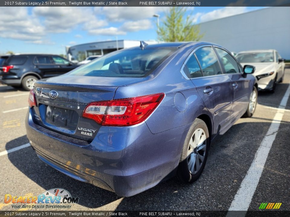 2017 Subaru Legacy 2.5i Premium Twilight Blue Metallic / Slate Black Photo #4