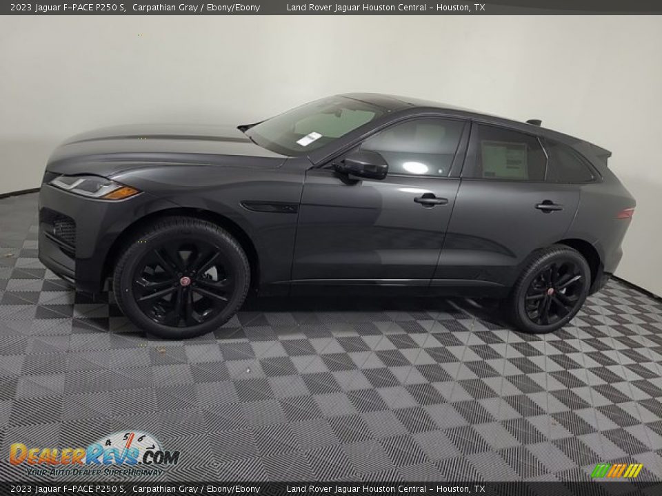 2023 Jaguar F-PACE P250 S Carpathian Gray / Ebony/Ebony Photo #6